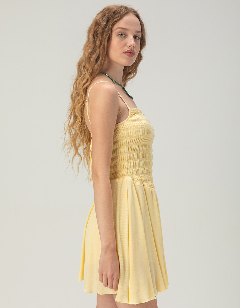 RSQ Womens Smocked Open Back Dress image number 2