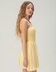 RSQ Womens Smocked Open Back Dress image number 3