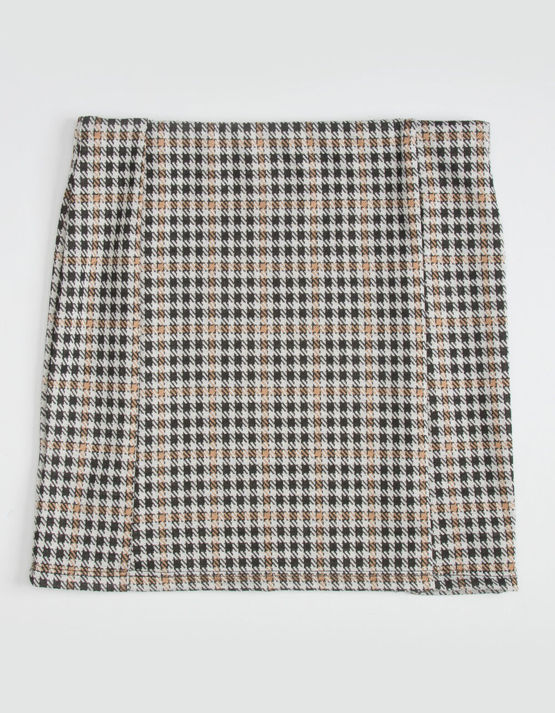 FULL TILT Plaid Double Slit Girls Skirt image number 2