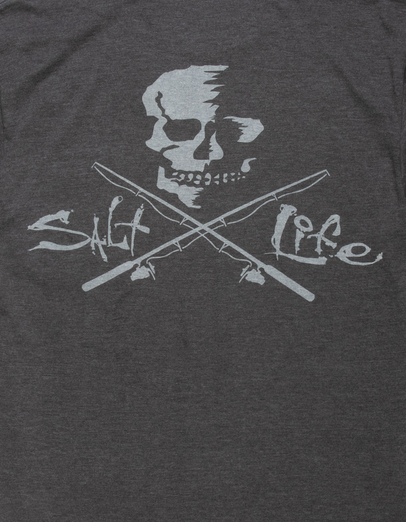 SALT LIFE Skull And Poles Mens Tee image number 2