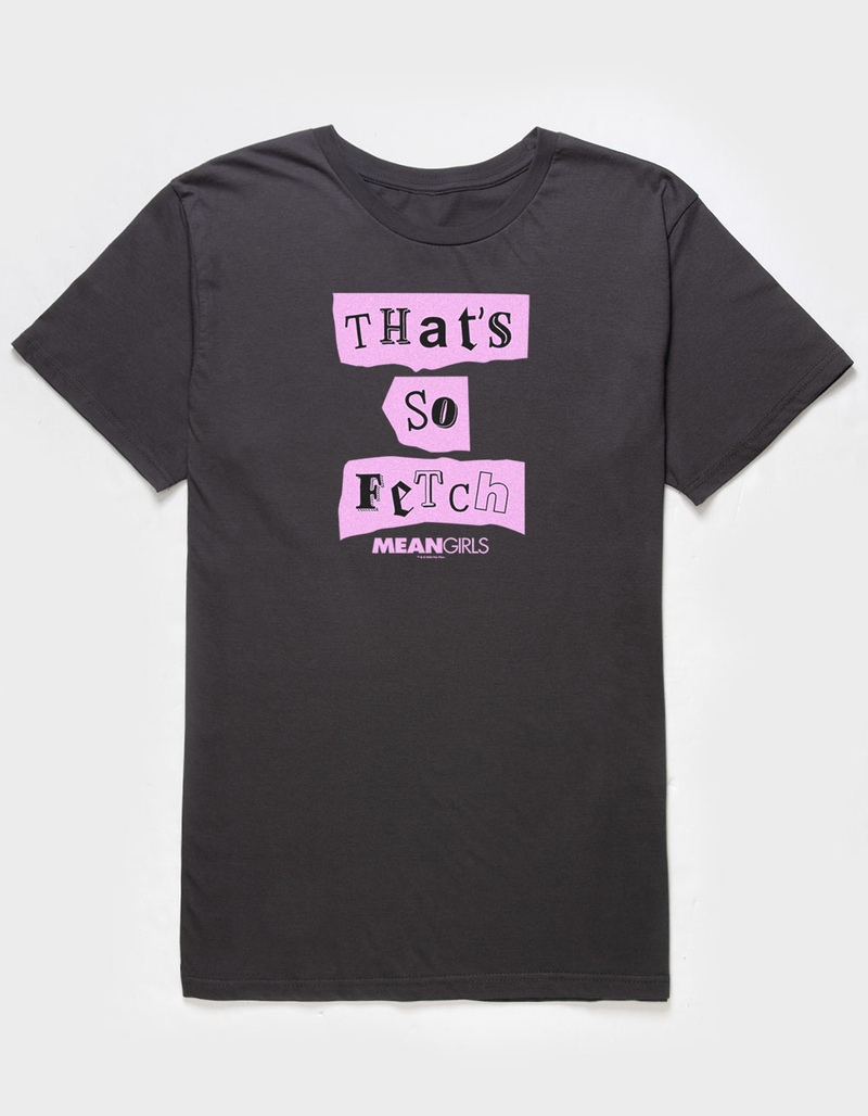 MEAN GIRLS That's So Fetch Unisex Tee CHARCOAL Tillys