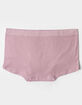 FULL TILT Seamless Rib Light Purple Boyshorts image number 2