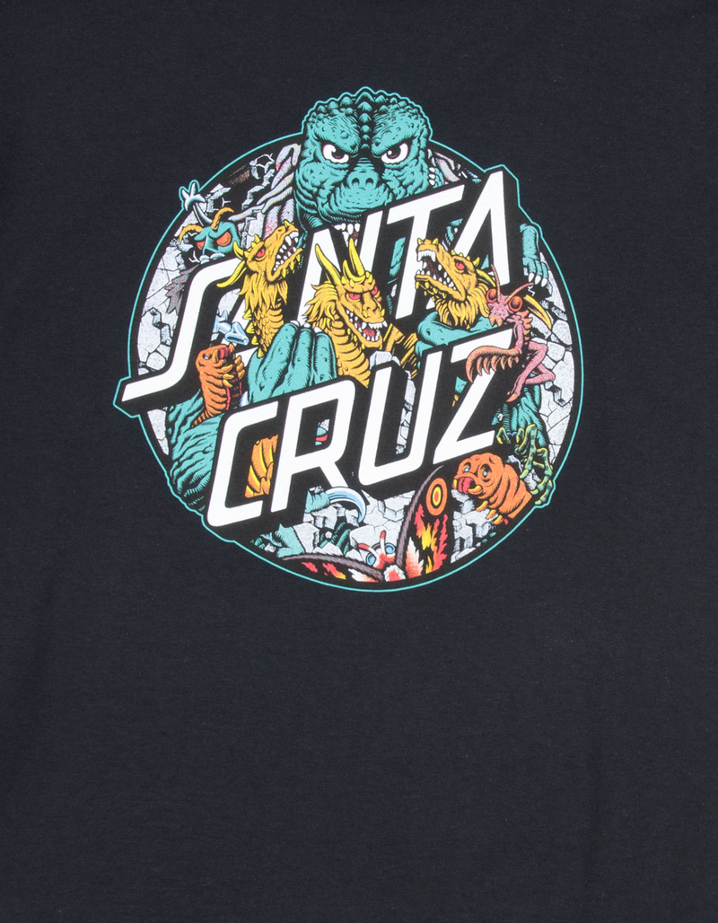 SANTA CRUZ x Godzilla Kaiju Roskopp Dot Boys Tee image number 2