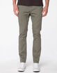 RSQ Seattle Skinny Taper Heather Olive Mens Chino Pants image number 2