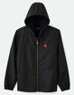 BRIXTON Claxton Beta Zip Hood Mens Jacket image number 7