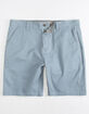 CHARLES AND A HALF Lincoln Stretch Crystal Blue Mens Shorts image number 1
