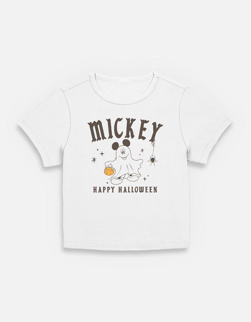 DISNEY Spooky Mickey Club Womens Baby Tee image number 0