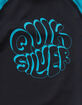 QUIKSILVER Bubble Trouble Little Boys Blue Rash Guard (4-7) image number 2