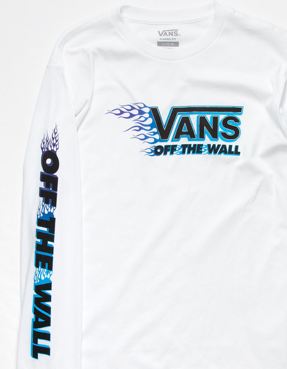 vans flame tee