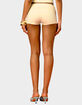 EDIKTED Chic Barbie&trade; Sequin Foldover Shorts image number 3