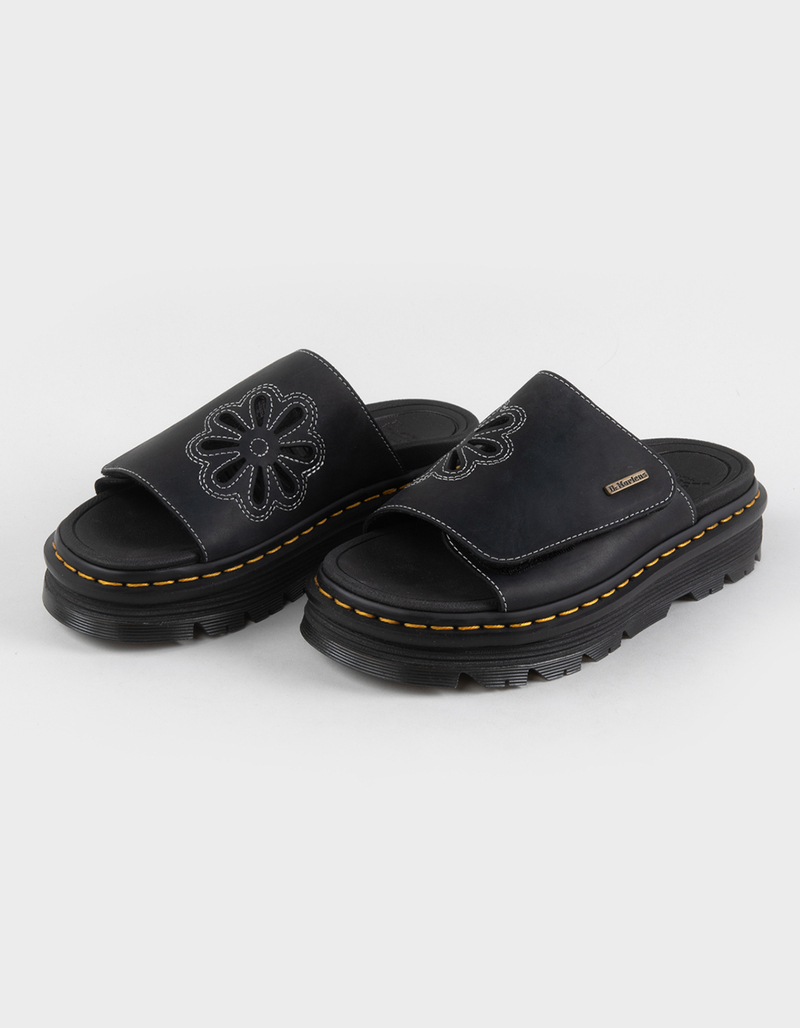 DR. MARTENS Zebzag Flower Womens Platform Slides image number 1