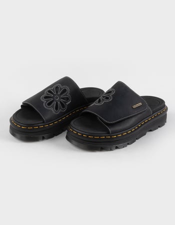 DR. MARTENS Zebzag Flower Womens Platform Slides Alternative Image