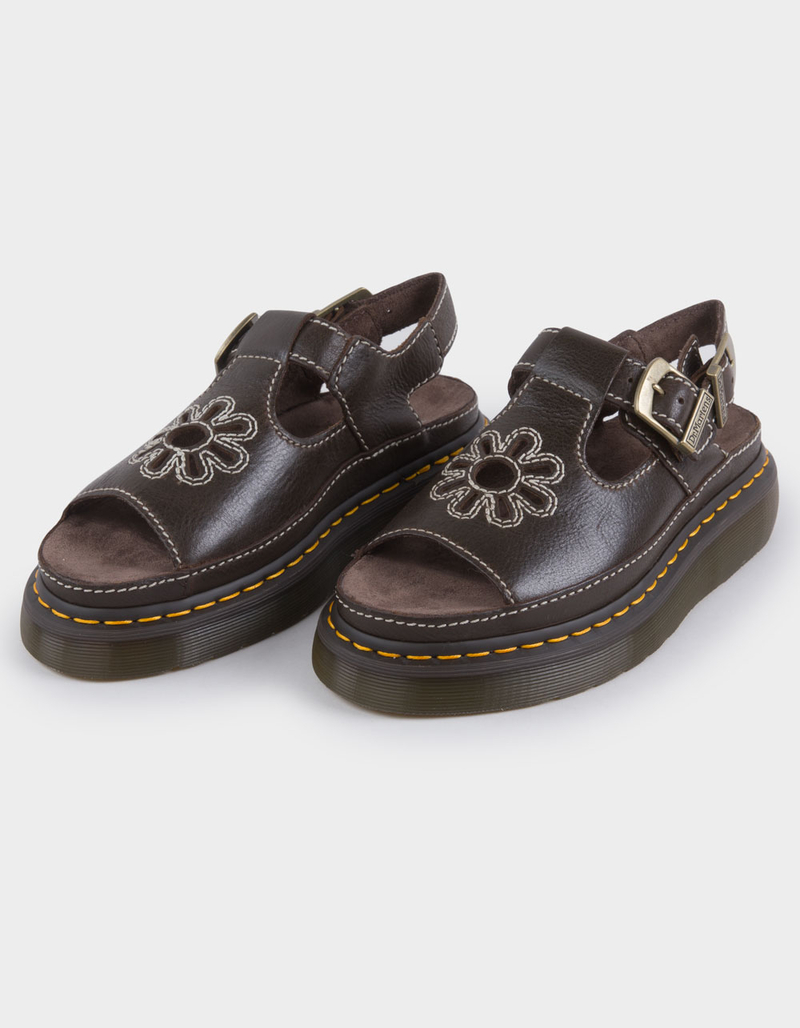 DR. MARTENS Dunnet Flower Womens Full Grain Leather Sandals image number 0