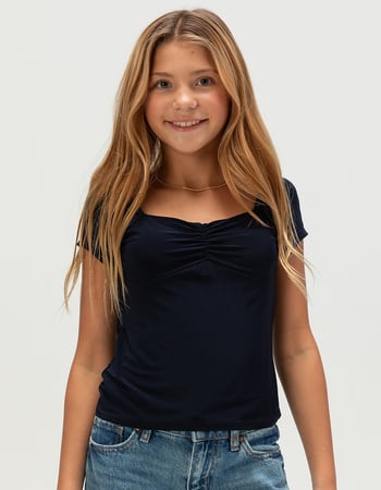 RSQ Girls Butter Soft Cinch Top RSQ Girls Butter Soft Cinch Top Primary Image