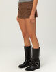 RSQ Womens Low Rise Cargo Mini Skort image number 3