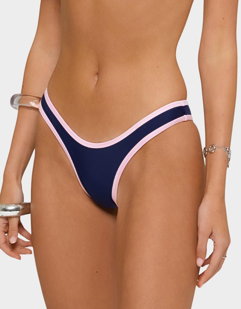 EDIKTED Kina Contrast Bikini Bottoms image number 1