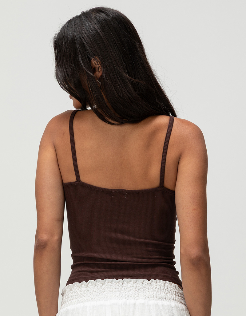 TILLYS Womens Lace Trim Cami image number 3