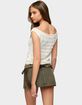 EDIKTED Clement Off Shoulder Knit Top image number 3