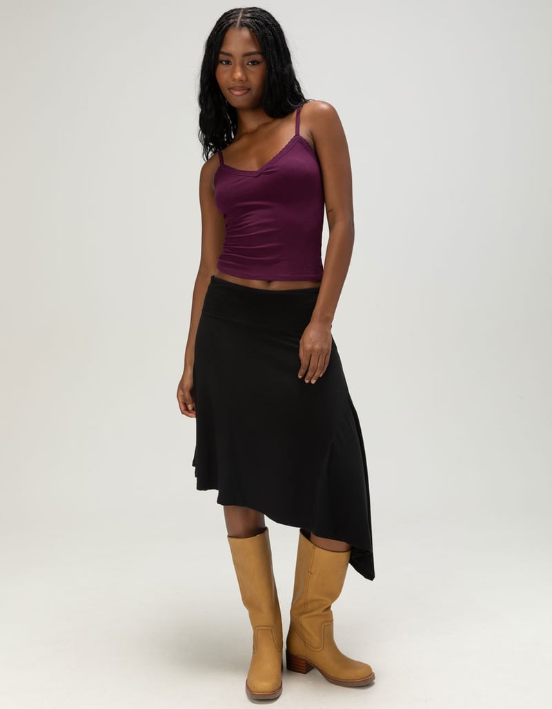 TILLYS Lace Trim Womens Cami image number 4