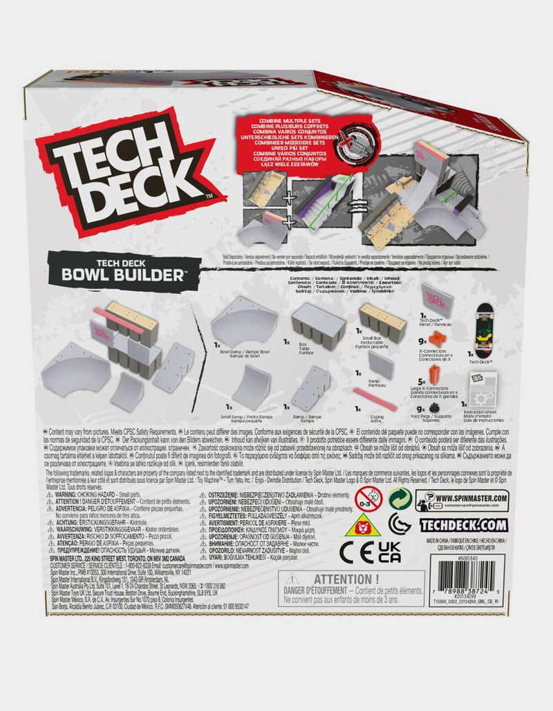 TECH DECK Bowl Builder X-Connect Park Creator Set image number 5