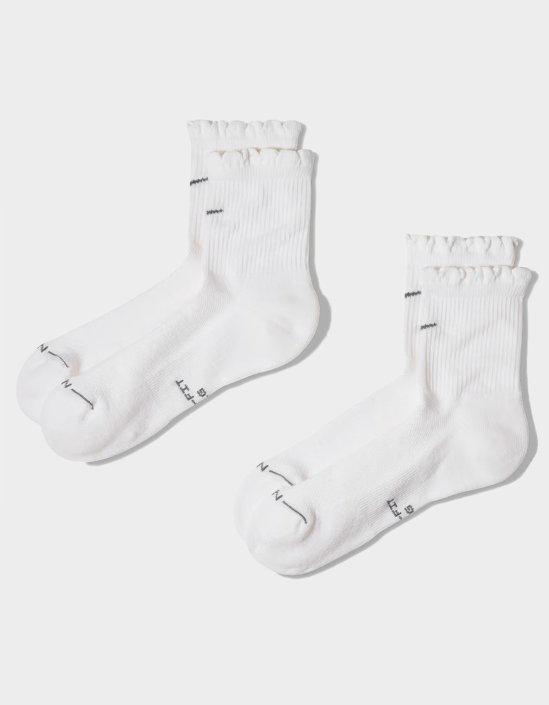 NIKE Everyday Elevated Womens Micro-Crew Socks 2 Pack image number 0