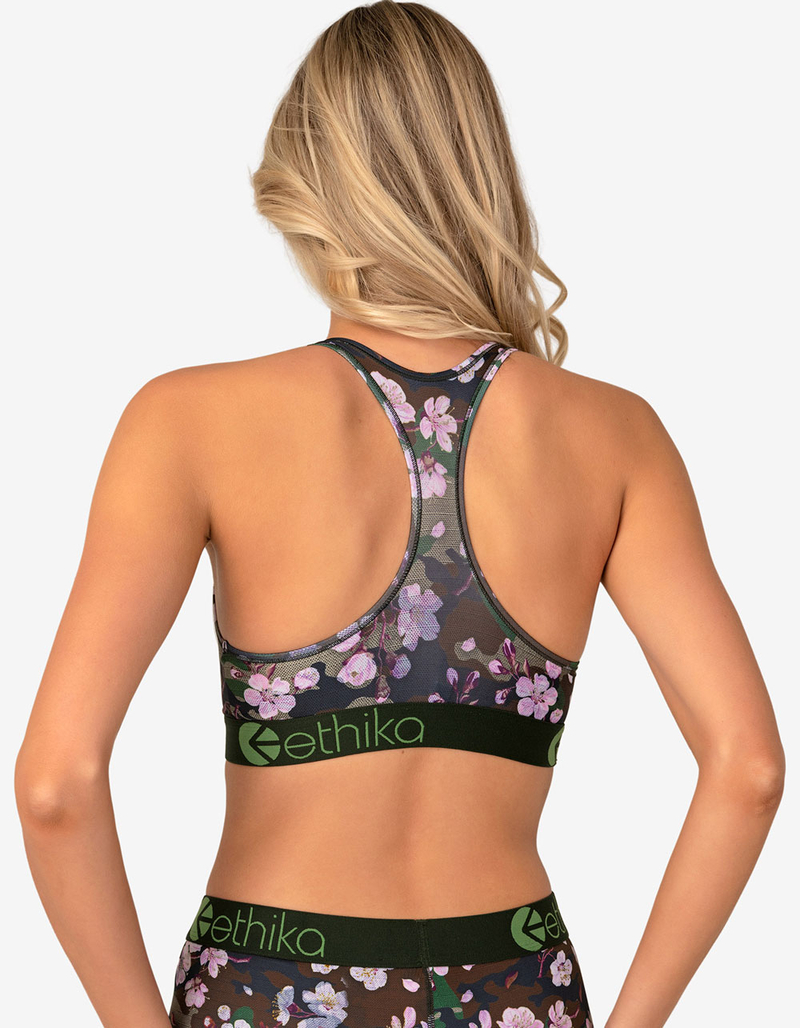ETHIKA Peach Blossom Womens Sports Bra image number 2