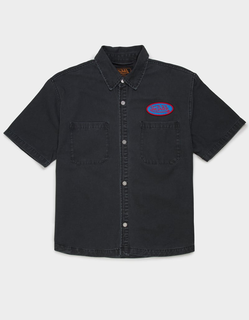VON DUTCH Hell Mens Button Up Shirt image number 1