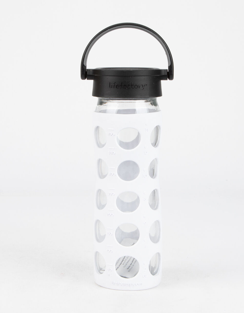 LIFEFACTORY 16oz Optic White Glass Water Bottle image number 1