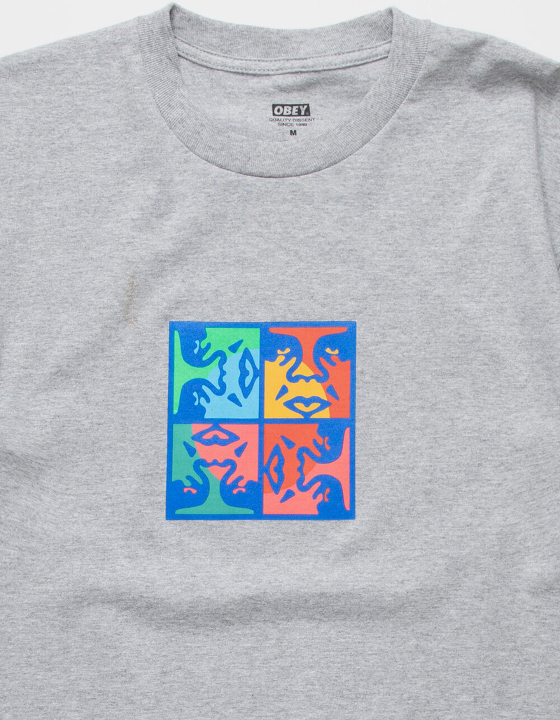 OBEY Squared Up Mens T-Shirt image number 1