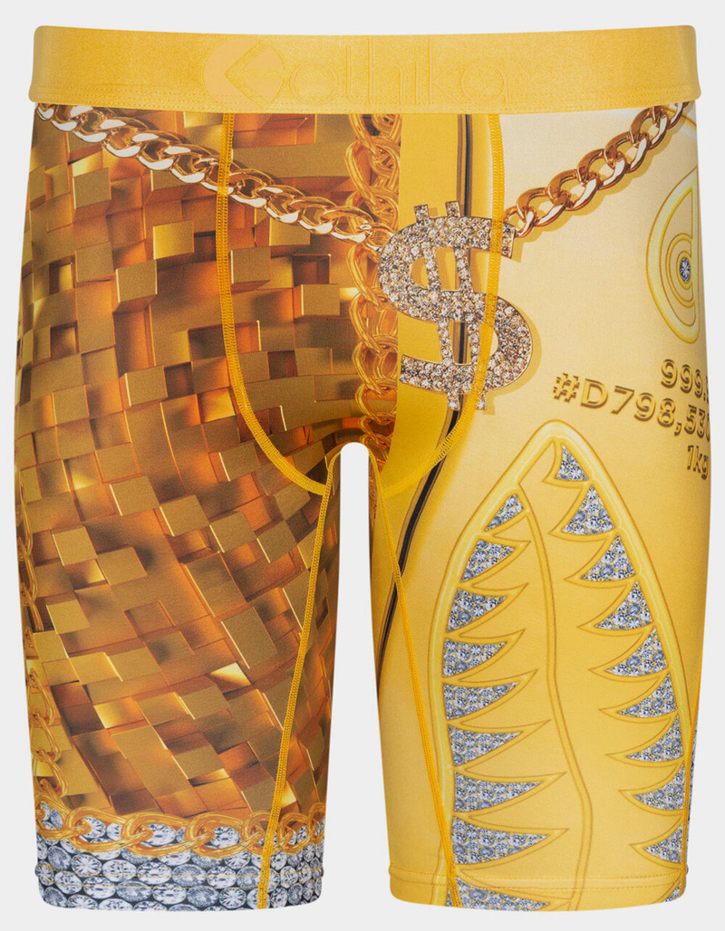 ETHIKA Bomber Golden Mens Boxer Briefs image number 0