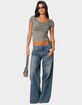 EDIKTED Javi Cowl Neck Top image number 2