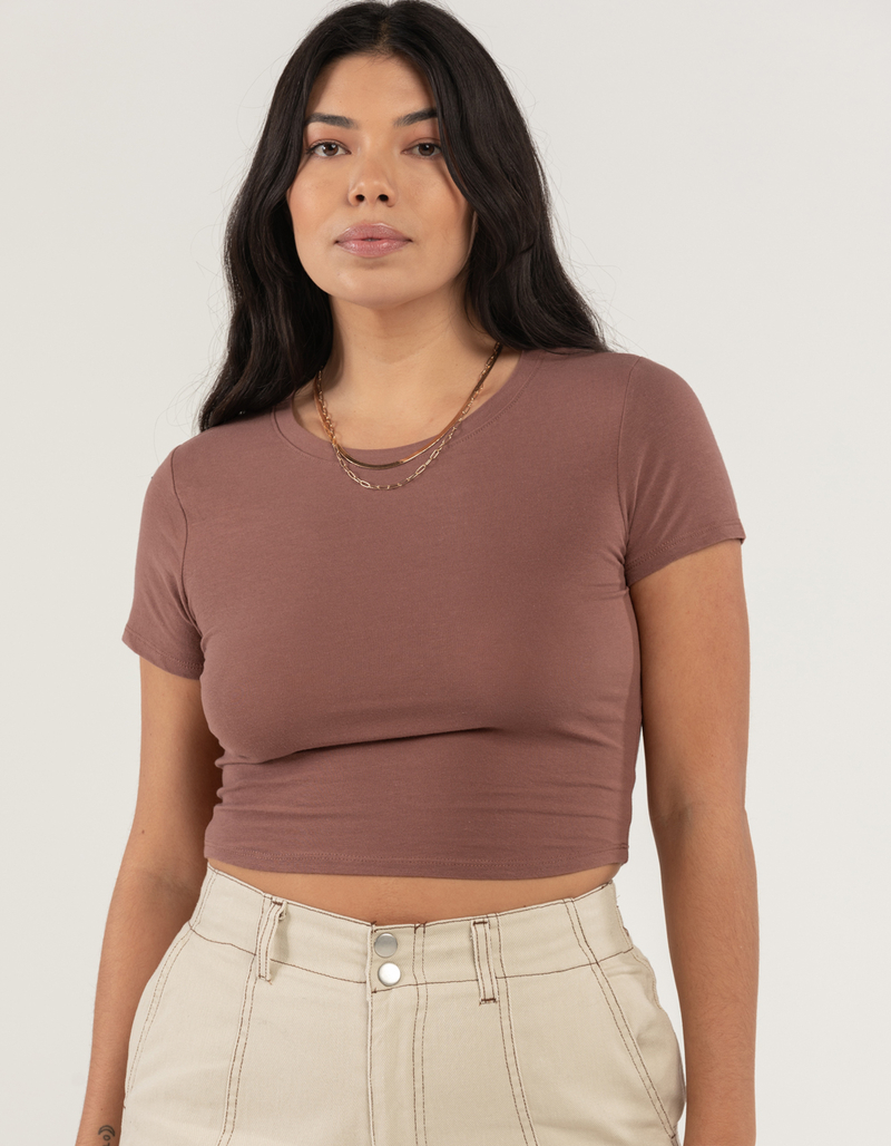 FULL TILT Essentials Womens Baby Tee image number 4