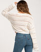 RSQ Stripe Open Knit Womens Pullover Sweater image number 3