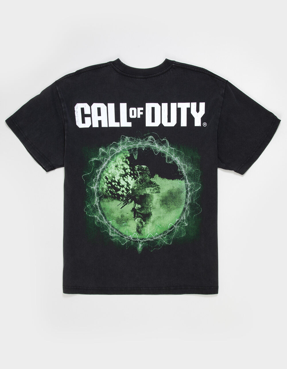 CALL OF DUTY Modern Warfare 2 Crosshair Mens Boxy Tee - WASHED