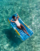 POOLCANDY Good Vibes Deluxe Inflatable Pool Chaise Lounger image number 2