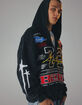 RSQ Mens Moto Oversized Zip-Up Hoodie image number 4