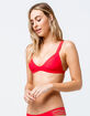 FULL TILT Trilet Red Bikini Top image number 3