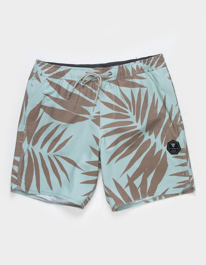 VISSLA Palm Grande Ecolastic Mens 16.5" Boardshorts image number 0