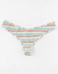 FULL TILT Stripe Rib V Thong image number 1