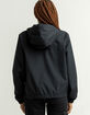VANS Kastle Check Me Womens Black Windbreaker Jacket image number 3