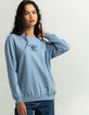 FULL TILT Los Angeles Womens Embroidered Crew Sweatshirt image number 1