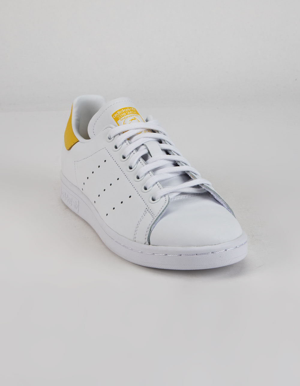 ADIDAS Stan Smith Womens White \u0026 Yellow 