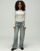 BDG Urban Outfitters Drake Henley Womens Long Sleeve Top image number 2