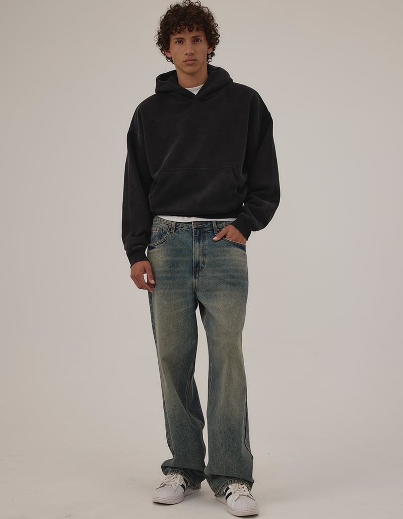 RSQ Mens Cropped Hoodie image number 3