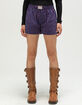 BDG Urban Outfitters Navy Striped Womens Boxer Shorts image number 2
