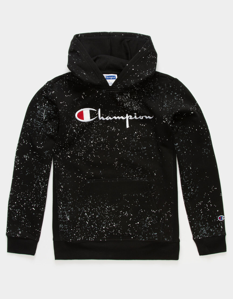CHAMPION Paint Splatter Boys Hoodie image number 0
