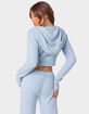 EDIKTED Plush Super Soft Hooded Cardigan image number 4