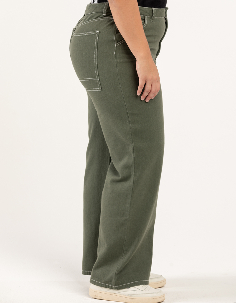 RSQ Womens High Rise Relax Carpenter Pants image number 6