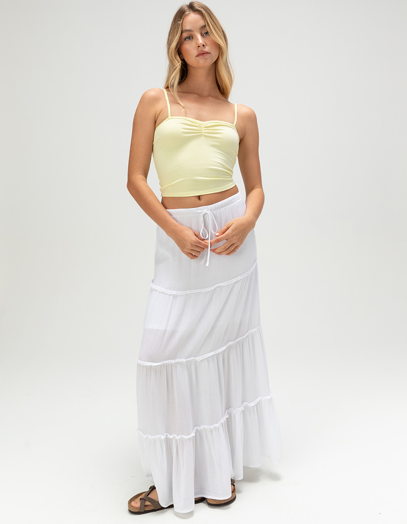 FULL TILT Tiered Womens Maxi Skirt image number 0