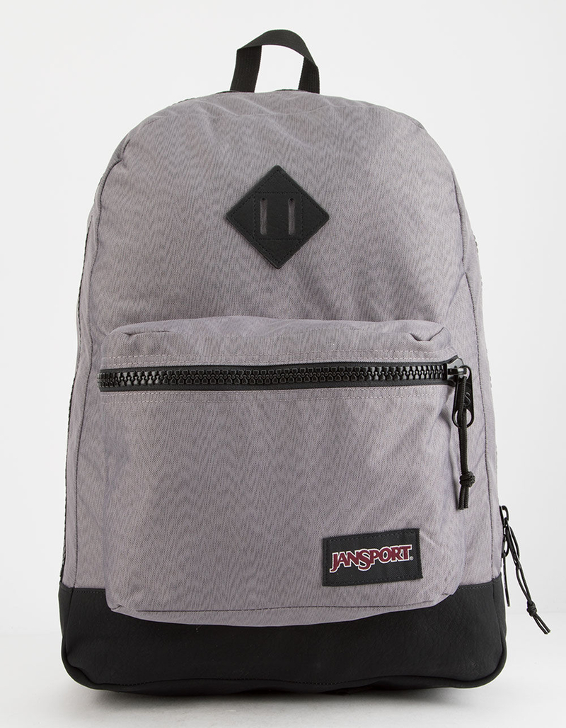 JANSPORT Super FX Gray Optical Zig Zag Backpack image number 0